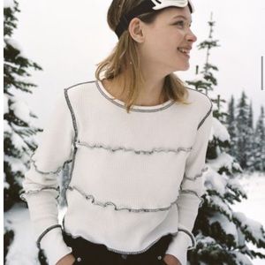 Urban Outfitters Dustin Patchwork Thermal Top